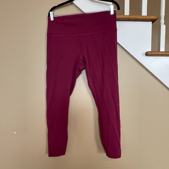 Lululemon Wunder Train High-Rise Crop 23" leggings sz 14 - Picture 3 of 6